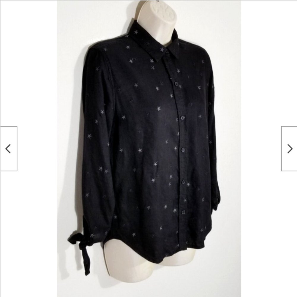 Rails Robyn Button-Up Shirt Top 5567e1m - image 4